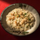 Risotto with artichokes, lemon and walnuts