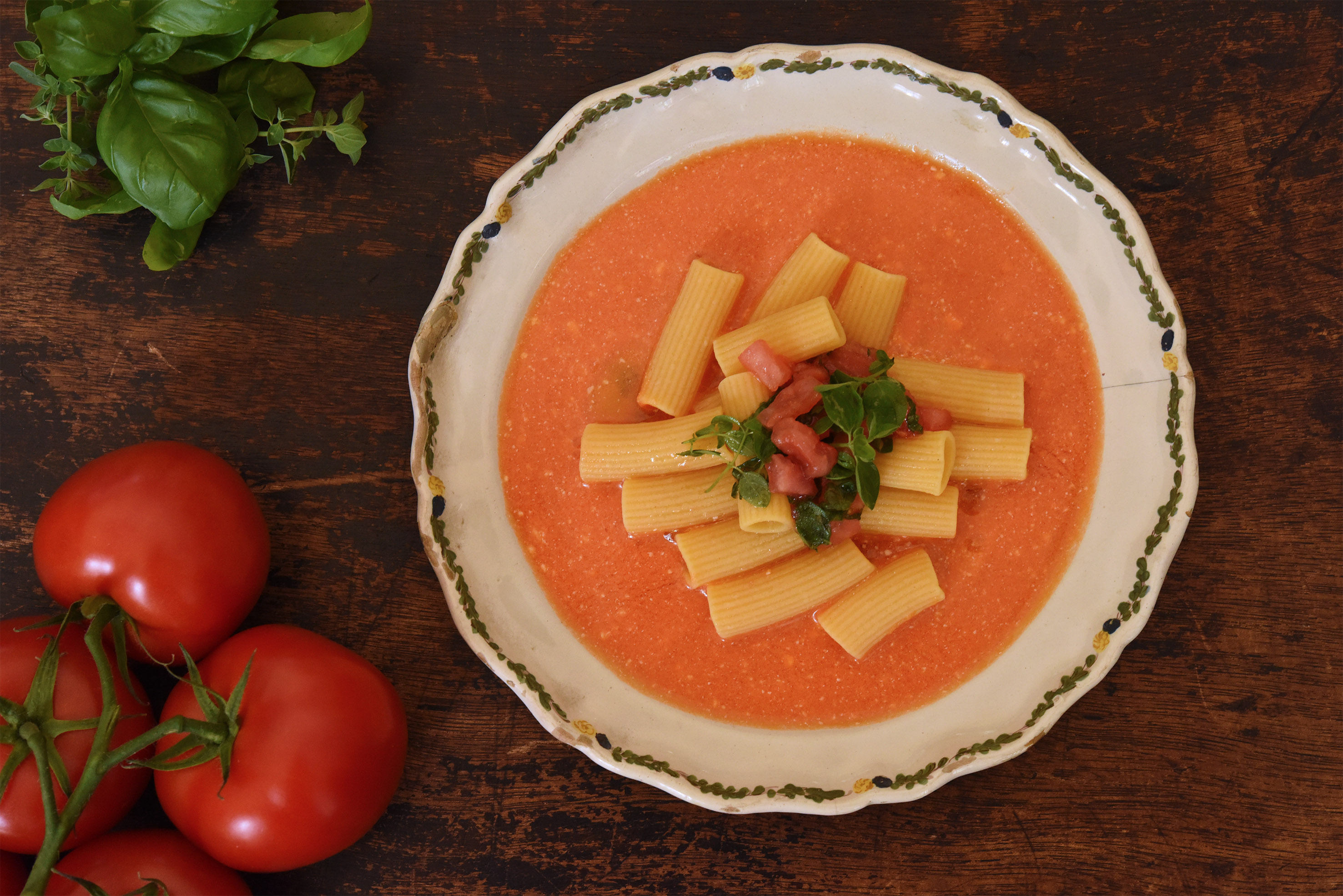 Summer-perfumed Maccheroni