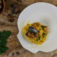 Tagliolini with clams and turmeric